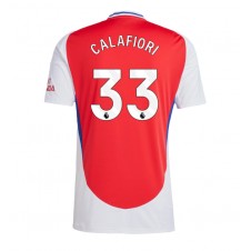 Arsenal Riccardo Calafiori #33 Hemmatröja 2024-25 Korta ärmar